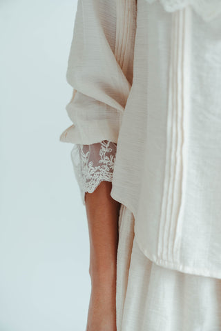 Seven Seas Lace Ruffle Blouse