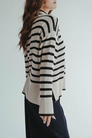 Stripped Knit Sweater