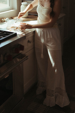 Crystal White Flares